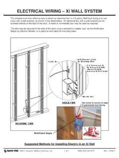 electrical wiring for xi wall